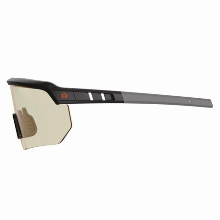 Ergodyne Skullerz AEGIR Anti-Scratch/Enhanced Anti-Fog Safety Glasses, Black Frame, In/Outdoor Polycarb Lens 55004